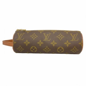 Louis Vuitton Monogram Trus Ronde Pencil Case M47630 Brown Men's and Women's