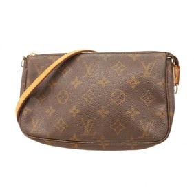 Louis Vuitton Monogram Pochette Accessoires M51980 Brown Women's Pouch