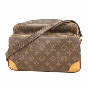 Louis Vuitton Monogram Nile Shoulder Bag M45244 Brown Women's
