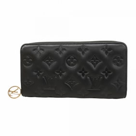 Louis Vuitton Coussin Zippy Wallet M81510 Noir Women's Long