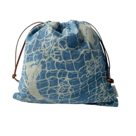 LOEWE Women's Drawstring Canvas and Leather Pouch