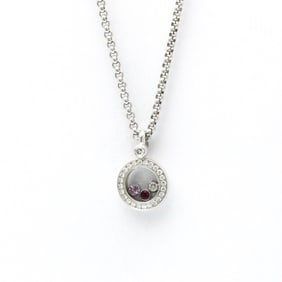 Chopard Happy Diamonds Necklace 79/3957 White Gold (18K) Diamond,Ruby,Sapphire Men,Women Fashion