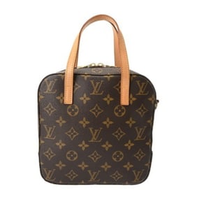 LOUIS VUITTON Monogram Spontini 2-Way Brown M47500 Women's Canvas Handbag