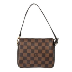 LOUIS VUITTON Damier Truth Makeup Brown N51982 Women's Canvas Accessory Pouch