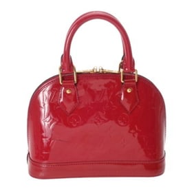 LOUIS VUITTON Monogram Vernis Alma BB Rose Indien M91771 Women's Handbag
