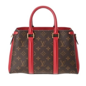 LOUIS VUITTON Monogram Soufflot NV BB 2-Way Cerise M44818 Women's Canvas Handbag