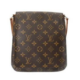 LOUIS VUITTON Monogram Musette Salsa Long Brown M51387 Women's Canvas Shoulder Bag