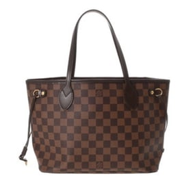LOUIS VUITTON Damier Neverfull PM Brown N41359 Women's Canvas Handbag