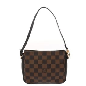 LOUIS VUITTON Damier Truth Makeup Brown N51982 Women's Canvas Accessory Pouch