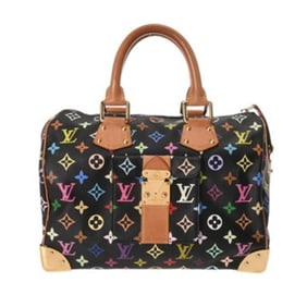 LOUIS VUITTON Louis Vuitton Multicolore Speedy 30 Noir M92642 Women's Monogram Handbag