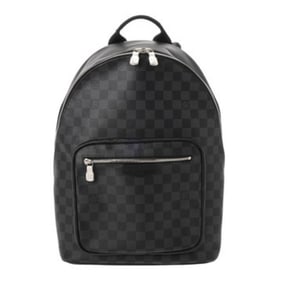 LOUIS VUITTON Damier Graphite Josh NV Black N40365 Men's Canvas Backpack/Daypack