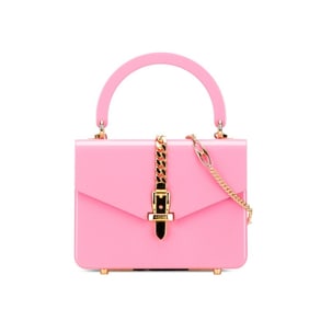 Gucci Sylvie 1969 Handbag Chain Shoulder Bag 2WAY 589482 Pink Gold Plastic Women's GUCCI