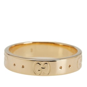 Gucci Icon Ring #9 18KYG Yellow Gold Women's GUCCI