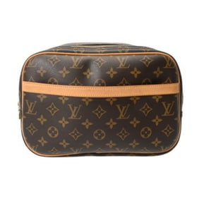 LOUIS VUITTON Monogram Reporter PM Brown M45254 Unisex Canvas Shoulder Bag