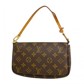 Louis Vuitton Monogram Pochette Accessoires M51980 Brown Women's Pouch