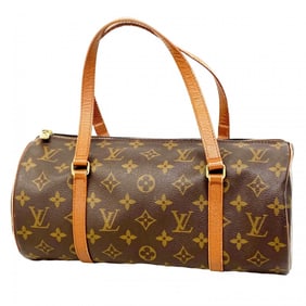 Louis Vuitton Monogram Papillon 30 Handbag M51385 Brown Women's