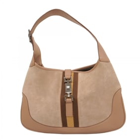 Gucci Jackie 001 3306 Suede Handbag, Pink, Women's