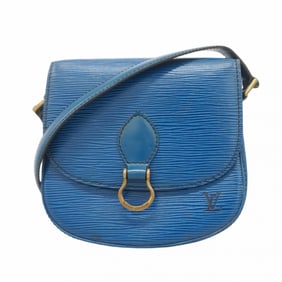 Louis Vuitton Epi Mini Saint-Cloud Shoulder Bag M52215 Toledo Blue for Women
