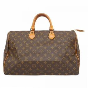 Louis Vuitton Monogram Speedy 40 Handbag M41106 Brown Women's