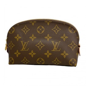 Louis Vuitton Monogram Pochette Tick Pouch M47515 Brown Women's