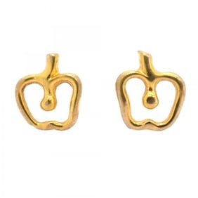 Tiffany Apple Earrings in 18KYG Yellow Gold for Women