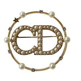 Christian Dior Dior Women's Clair D Lune Brooch with Pearl