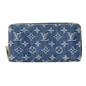Louis Vuitton Women's Monogram Denim Zippy Wallet M82958 CA2097
