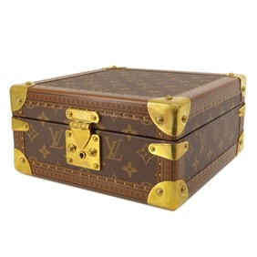 Louis Vuitton M10171 Coffret Jewelry Monogram Blue Lagoon Case Canvas Metal Ladies LOUIS VUITTON
