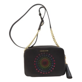 Michael Kors Guinea Fireworks Motif Shoulder Bag PVC Women's