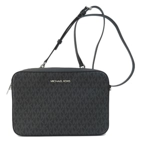 Michael Kors MK Signature Shoulder Bag Coated Canvas Women's
