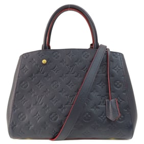 Louis Vuitton M42746 Montaigne MM Marine Rouge Handbag Empreinte Women's LOUIS VUITTON