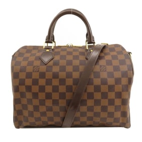 Louis Vuitton N41367 Speedy Bandouliere 30 Damier Ebene Boston Bag Canvas Women's LOUIS VUITTON