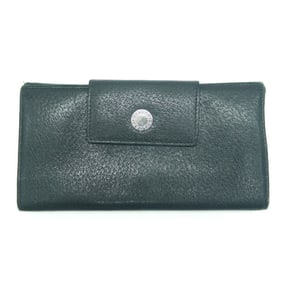 BVLGARI Bulgari W Trifold Wallet Classico Leather Long Black
