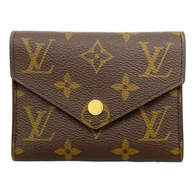 Louis Vuitton Monogram Victorine Tri-fold Wallet M62472 Brown Women's