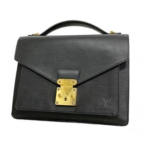 Louis Vuitton Epi Monceau 28 Handbag M52122 Noir Women's