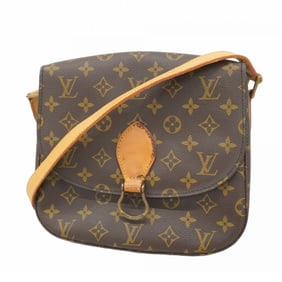 Louis Vuitton Monogram Saint-Cloud GM Shoulder Bag M51242 Brown Women's