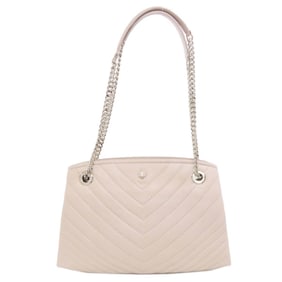 Kate Spade V-stitch shoulder bag leather women's kate spade