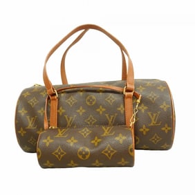 Louis Vuitton Monogram Papillon 30 Handbag M51385 Brown Women's