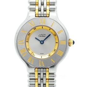 Cartier Must 21 W10073F4 Silver Dial Women's Watch