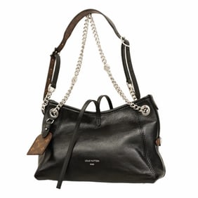 Louis Vuitton LV Vibe Carryall Shoulder Bag BB M12888 Noir Women's
