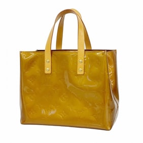 Louis Vuitton Vernis Reed PM Handbag M91146 Bronze Women's