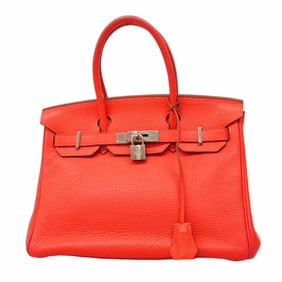 Hermes Hermès Birkin 30 Handbag in Taurillon Clemence Leather with Bougainvillea Pattern, ?P