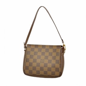 Louis Vuitton Damier True Makeup Handbag N51982 Ebene for Women