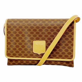 Celine Shoulder Bag Macadam Brown Women's P1395714