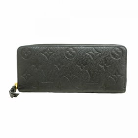 Louis Vuitton Monogram Empreinte Portefeuille Clemence Long Wallet M60171 Noir Women's