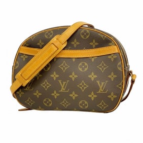 Louis Vuitton Monogram Blois Shoulder Bag M51221 Brown Women's