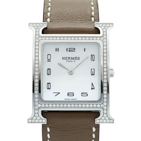 Hermès H Watch HH1.531 White Dial Women's
