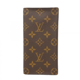 Louis Vuitton Monogram Long Wallet Porte Carte Credit Yen M60825 Brown Men's/Women's P1395706