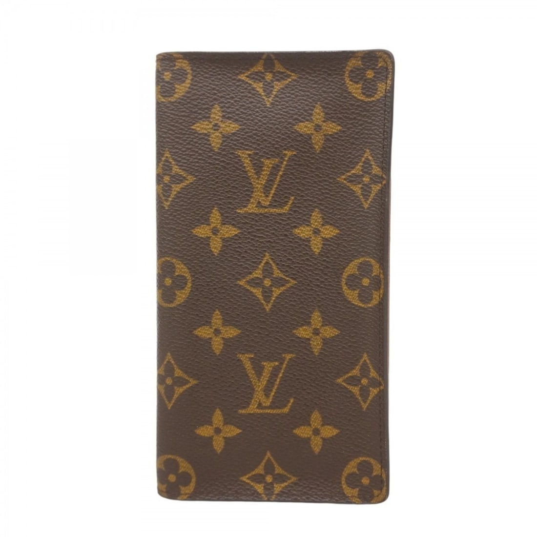 Louis Vuitton Monogram Long Wallet Porte Carte Credit Yen M60825 Brown Men's/Women's P1395706 (1 of 12)