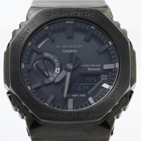 CASIO G-SHOCK FULL METAL 2100 Series Watch GM-B2100BD-1AJF Black Stainless Steel Men's Solar